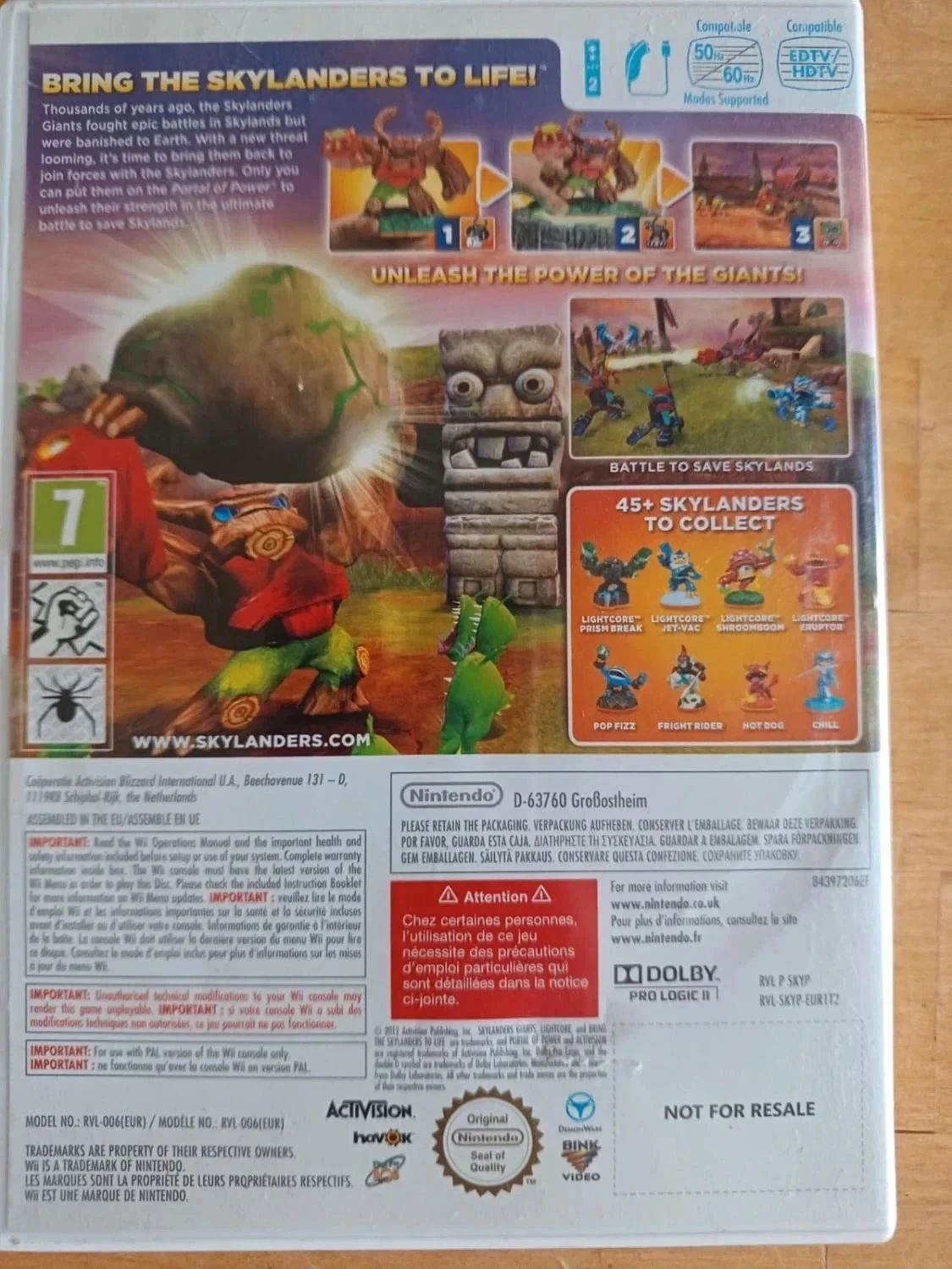 Skylander Wii game and figurines – photo 4